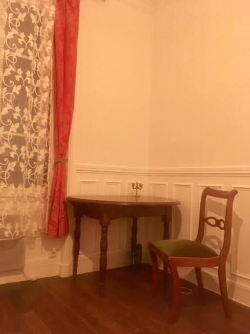 dining table in the living room