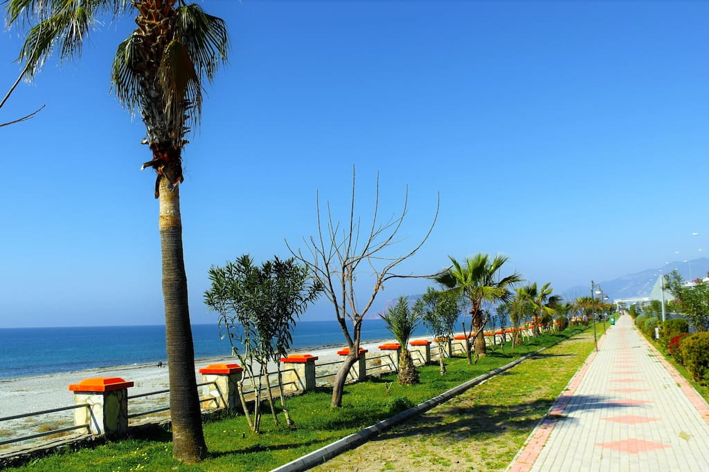 Bicycling/walking route to Alanya