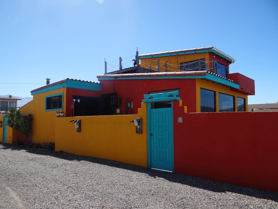 Side entrance to Crayon House