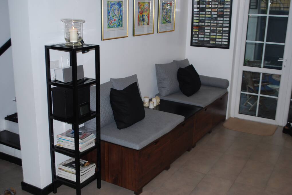 Sitting area in kitchen
