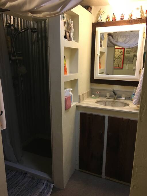 Sink and shower