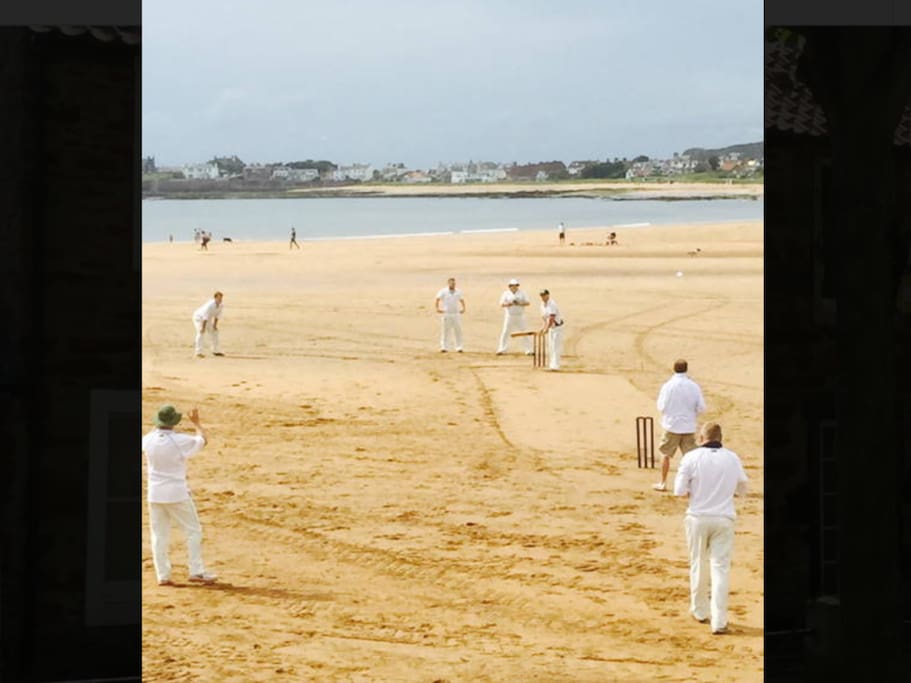 Check out the Ship Inn beach cricket schedule. Late spring, summer & early autumn. Enjoy from the beer garden.