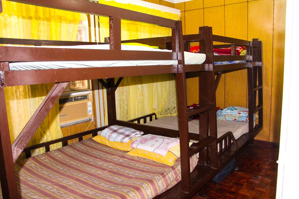 AC cooled 2nd BR with double decks queen size beds to accommodate 8-10 people
