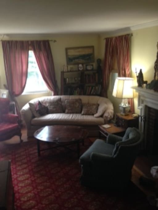 Living Room with fireplace