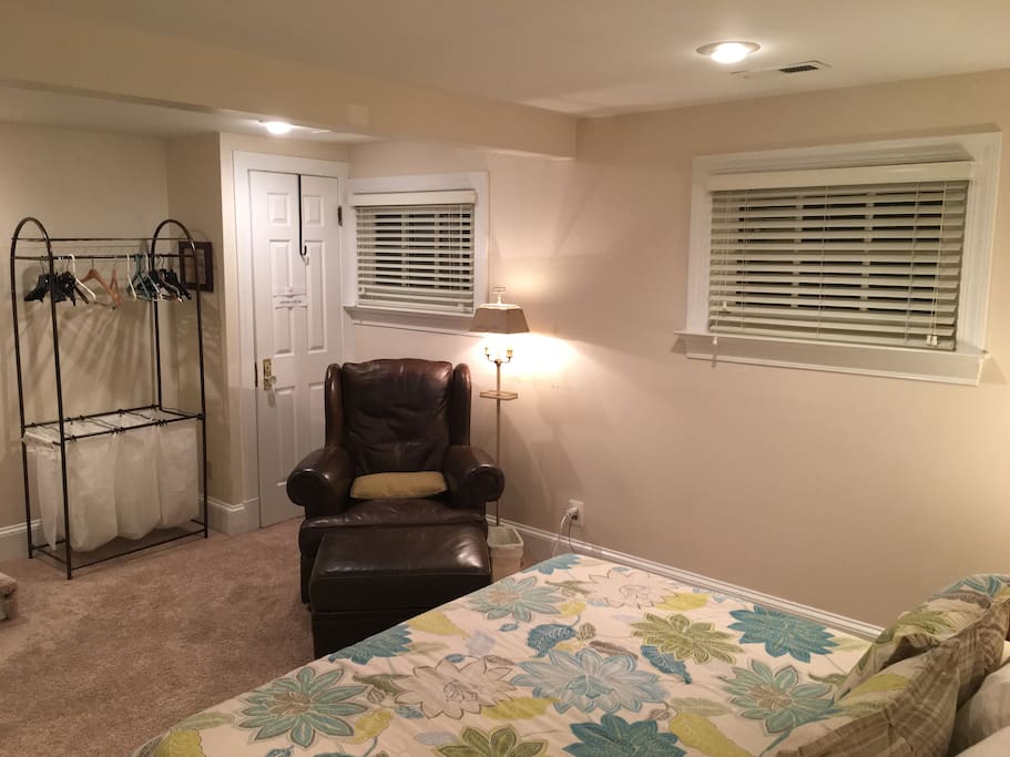 Arm Chair and Hanging Space