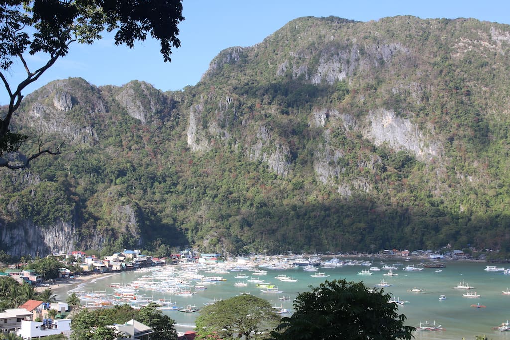 Amazing view over El Nido bay