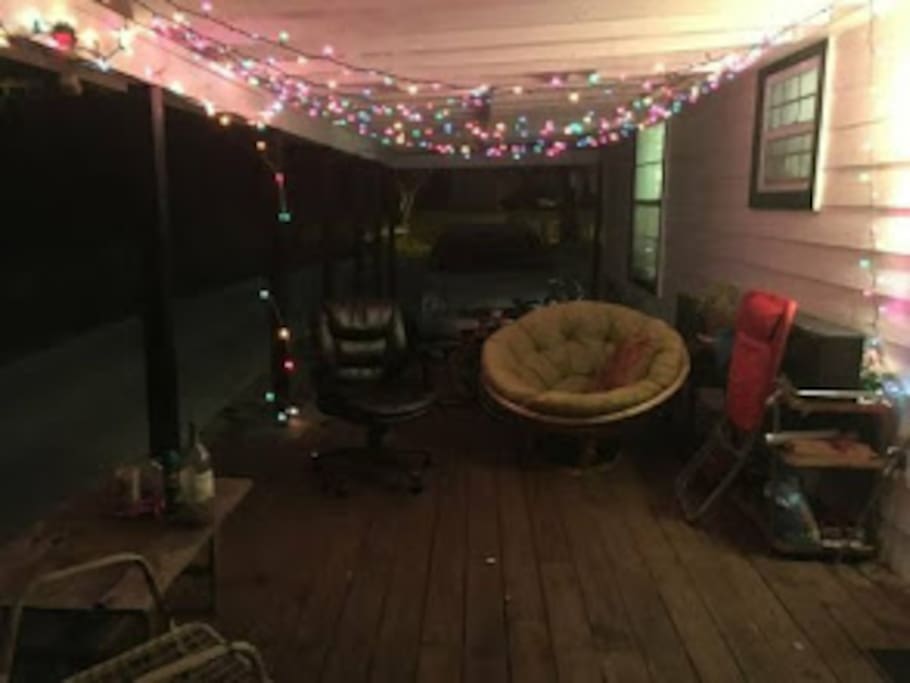 Porch deck!