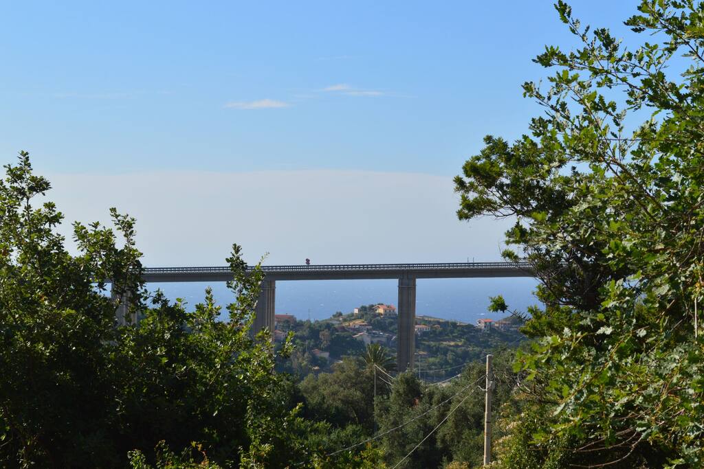 Vista dal terrazzo soggiorno