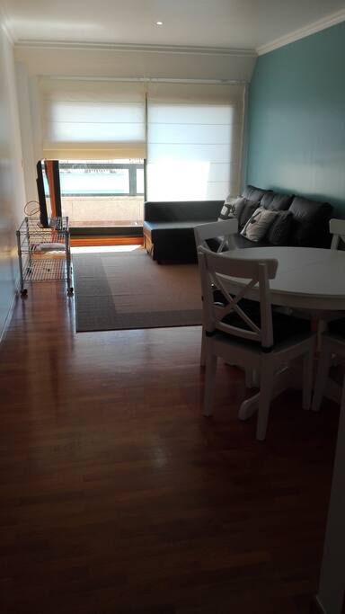 Sala de estar con sofa-cama