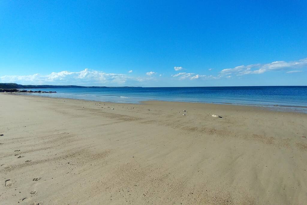 Private Beach at the end of the road