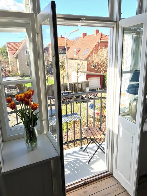 Balcony from living room