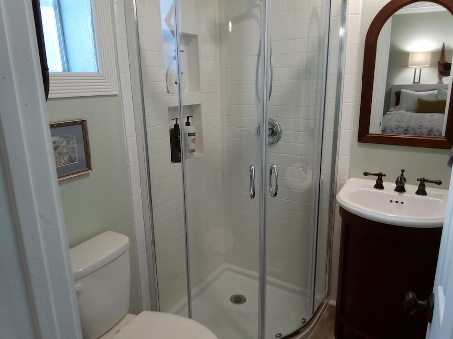 Recently remodeled shower!