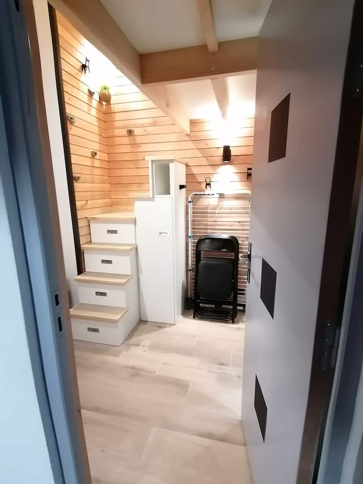 Mlango wa kiambatisho cha chumba cha kulala /bafu 