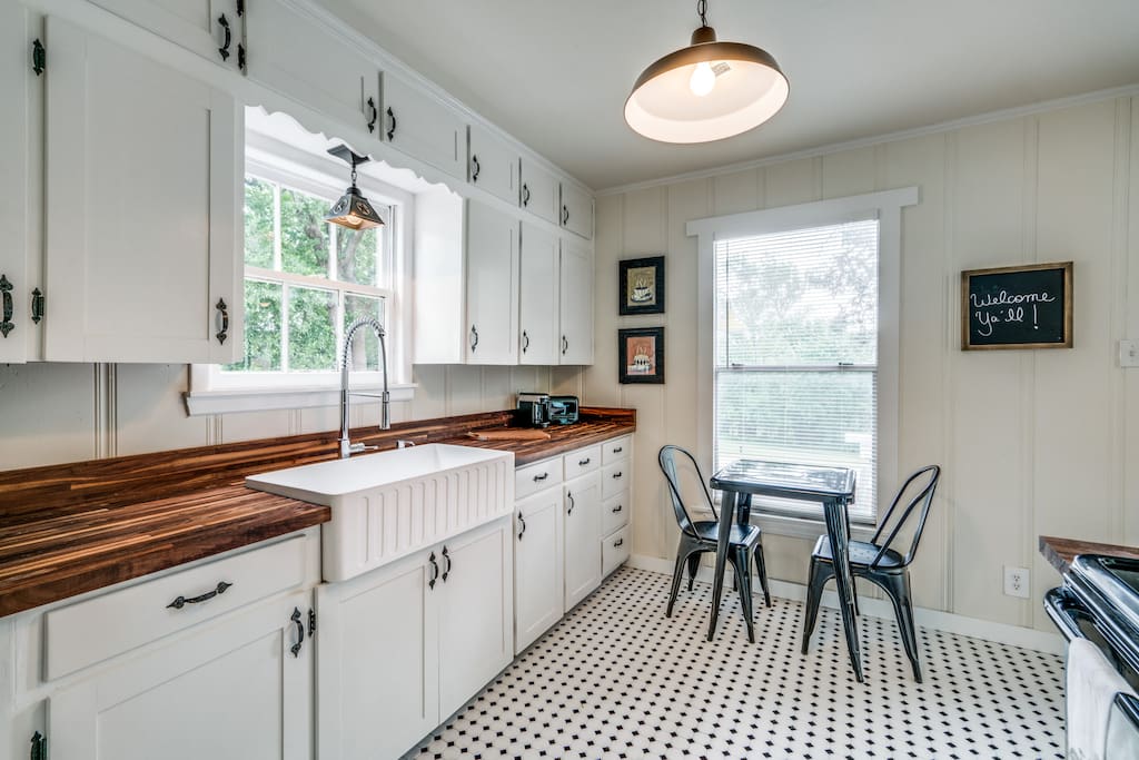 Fully equipped and recently remodeled kitchen