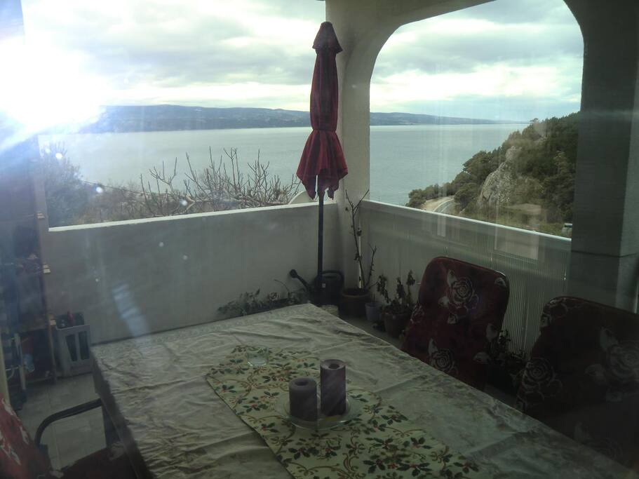 sea view from the main terace
