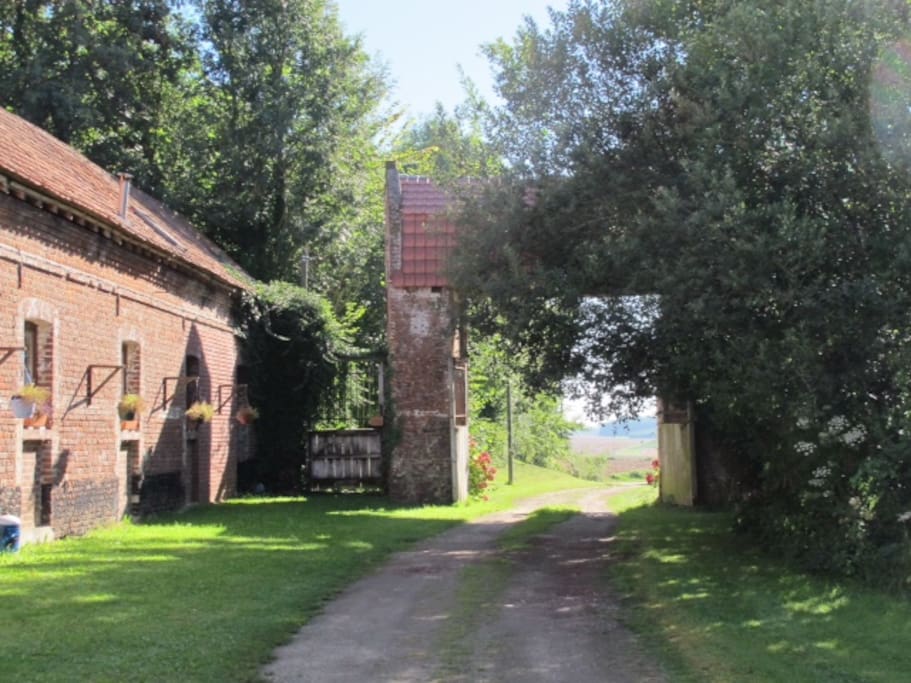 Arriving at La Ferme de Reffy