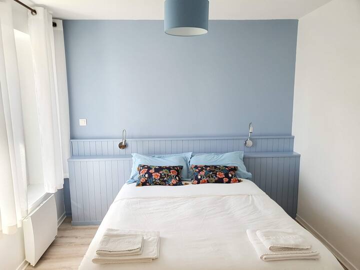 Chambre triple
Lit double