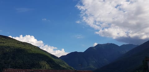 Apartment overlooking the Adamello group