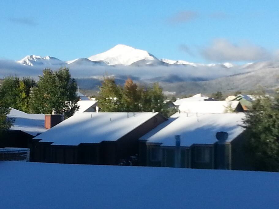 View from the back deck facing West toward Byers Peak.