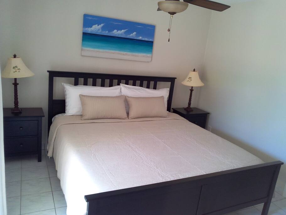 Master bedroom upstairs with ensuite bathroom