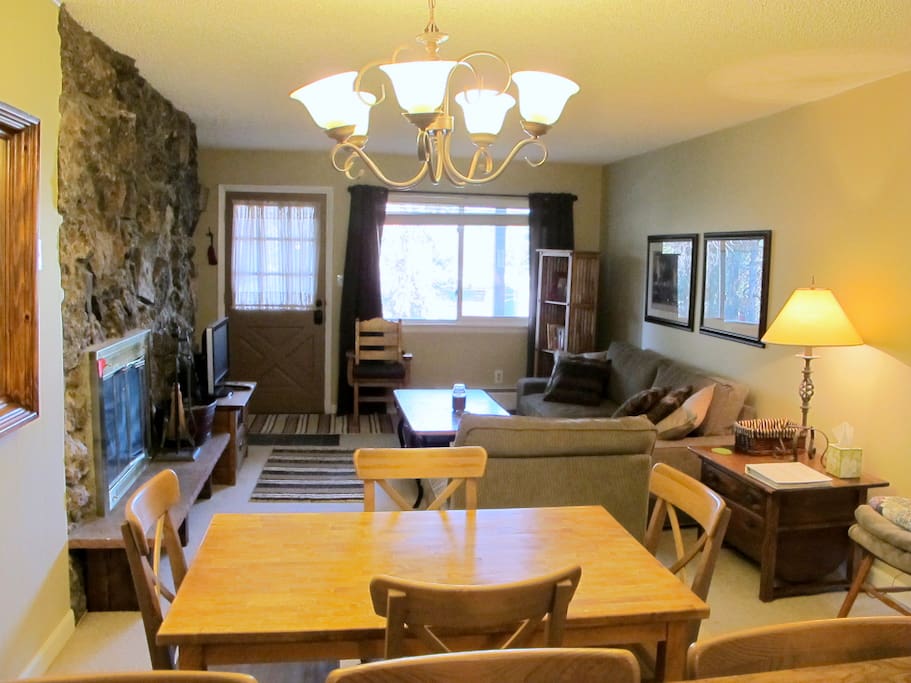 Living room from kitchen