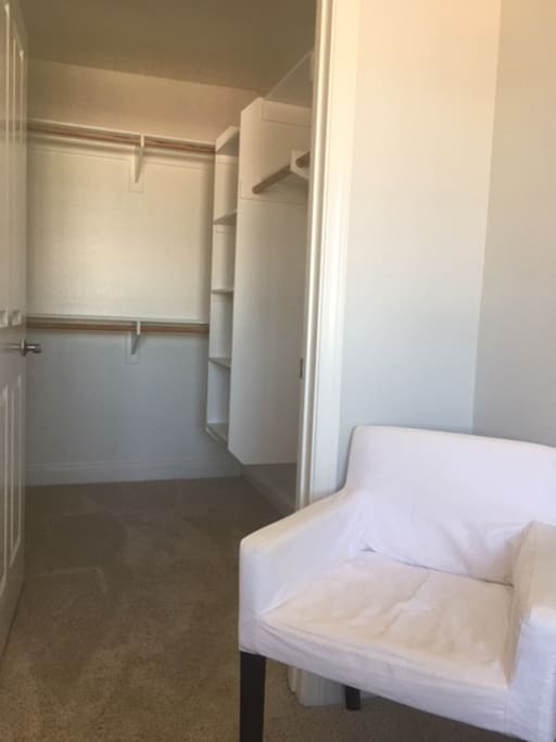 Lovely walk-in closet all for you!