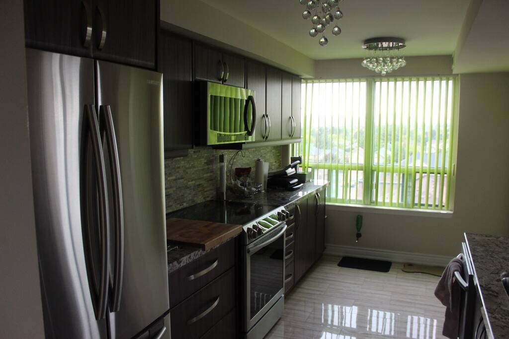 Kitchen (includes pots, plates, cutlery and other essentials for cooking and dining, as well as basics such as water, salt, sugar, coffee+tea and more)