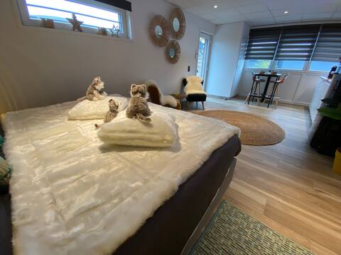 Cozy and Romantic Jacuzzi Studio/Terrace