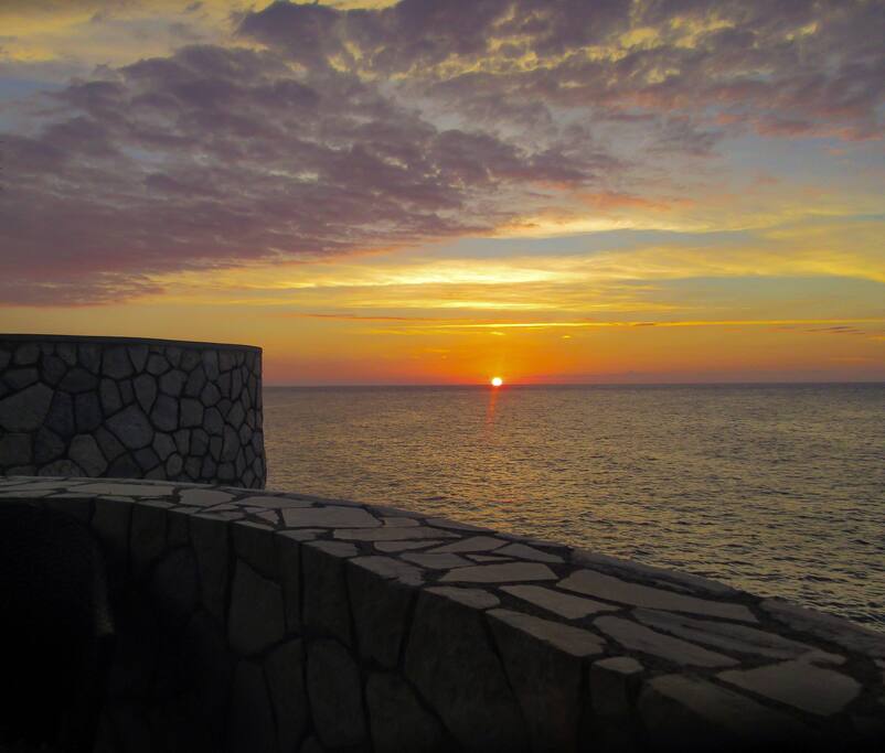 Your own private view of the sunset - just beautiful