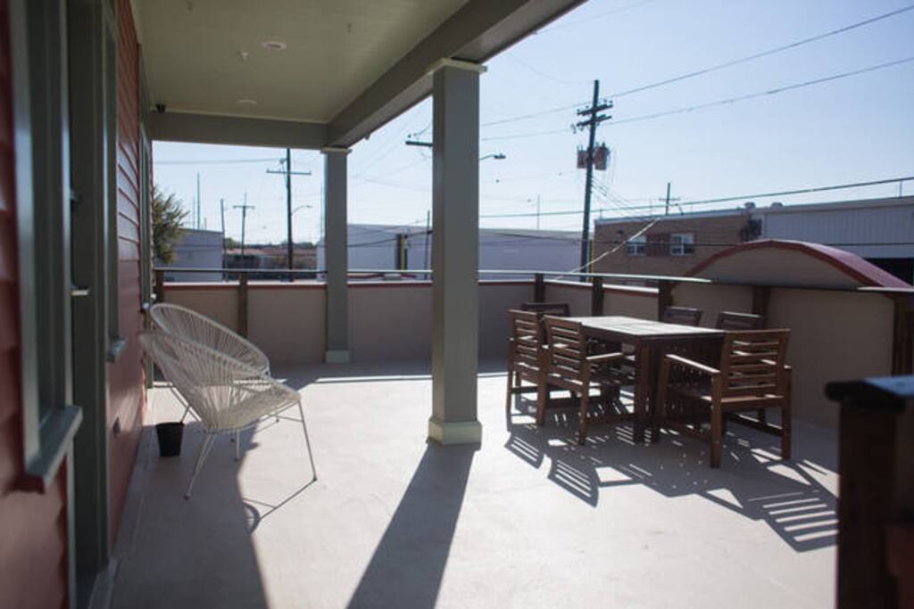 Front balcony.