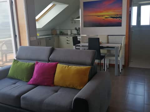 Anuncio de Airbnb popular: Beautiful penthouse with spectacular views in Aillaa en A Illa De Arousa