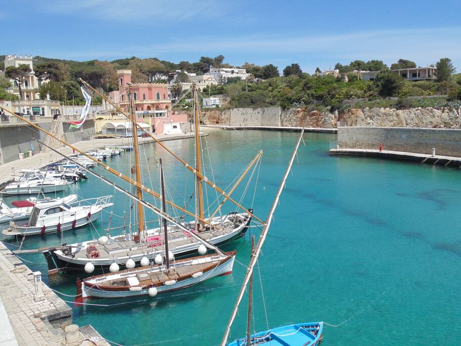 Vista di uno scorcio di Tricase Porto
