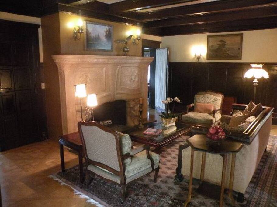 Tea and Fireplace Room