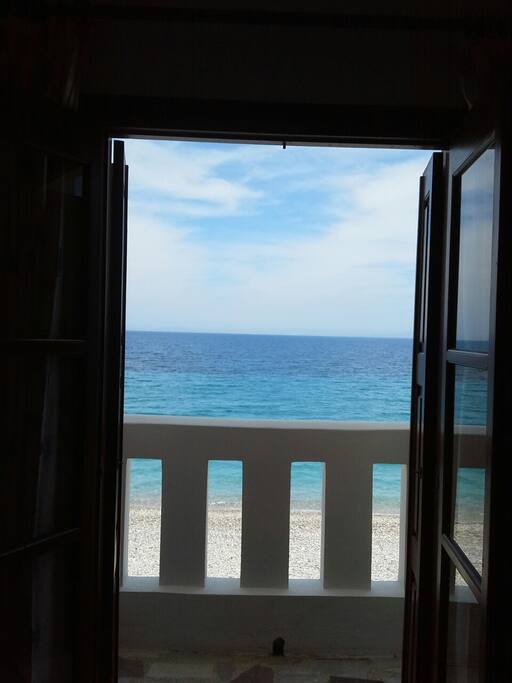 View from room balcony