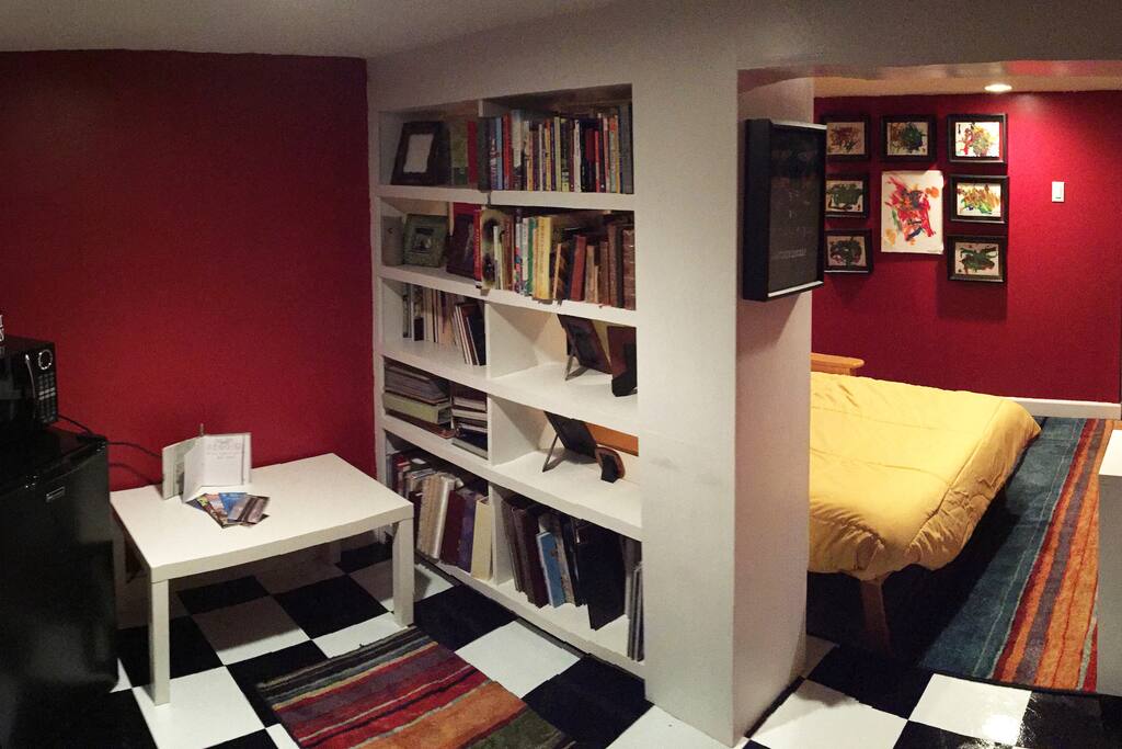 Red Room: Mini Fridge, Microwave