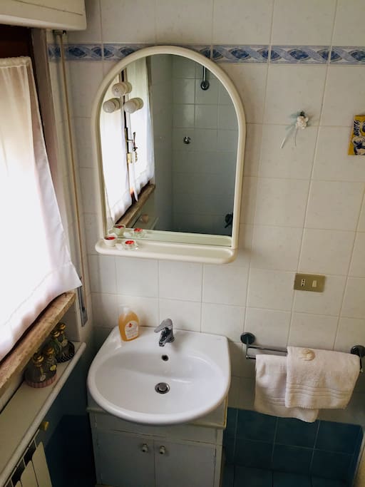 Bagno con cabina doccia