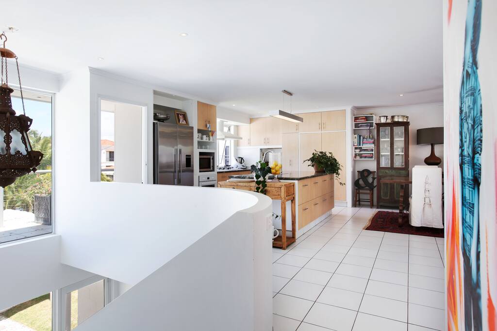 European Style Upstairs Entertaining Kitchen