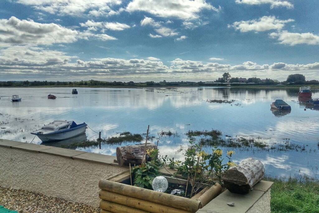 High tide from the garden