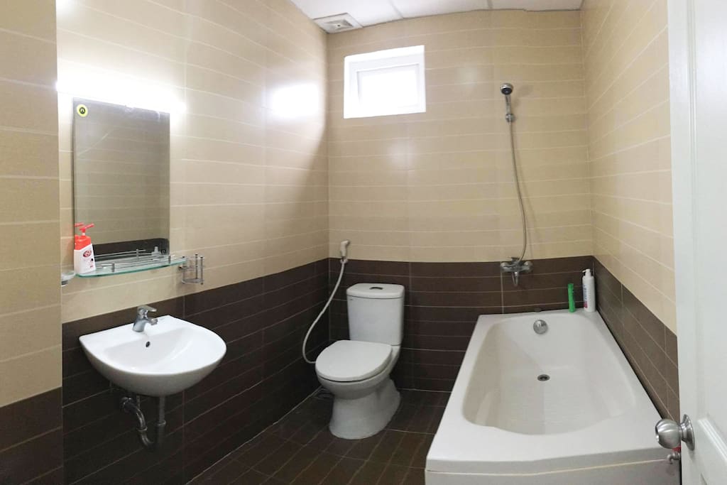 Bathroom with fully amenities