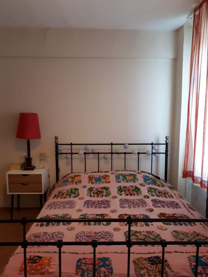 Habitación con cama matrimonial