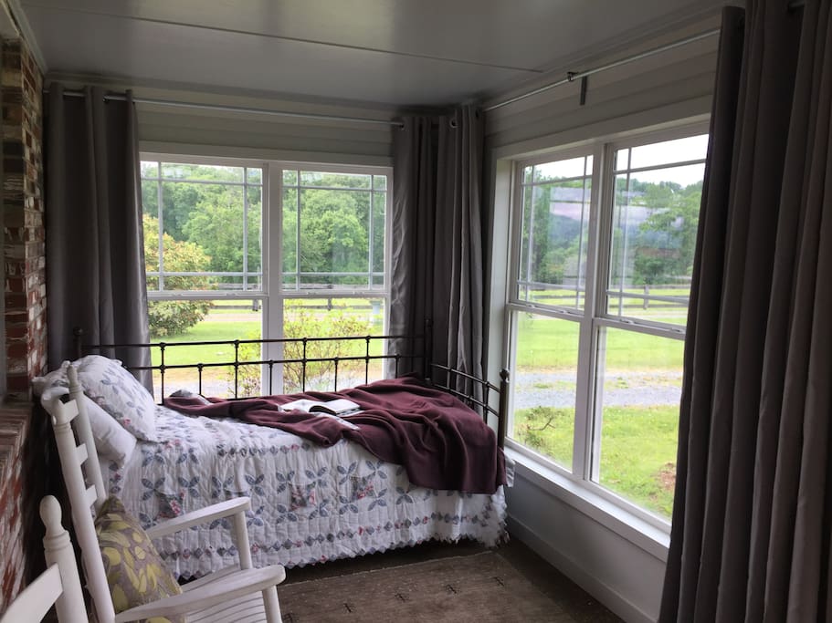 Cuddle up with a book and the view OR,