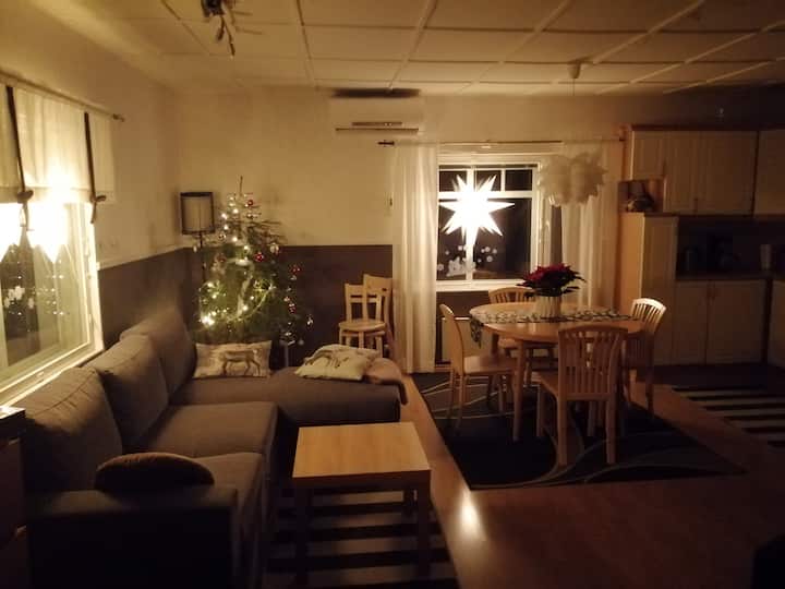Cosy Red House With Sauna And Fireplace - Rovaniemi