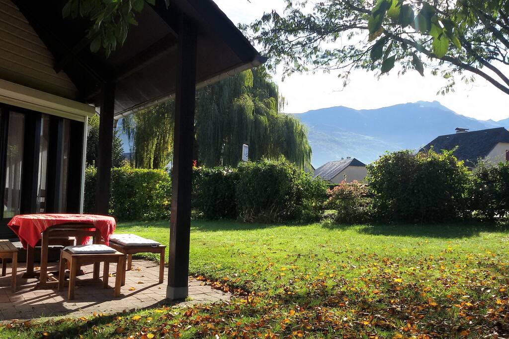 Le jardin et la terrasse