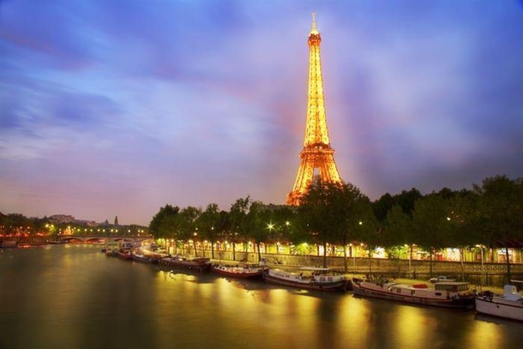 Close to the Seine & Eiffel Tower