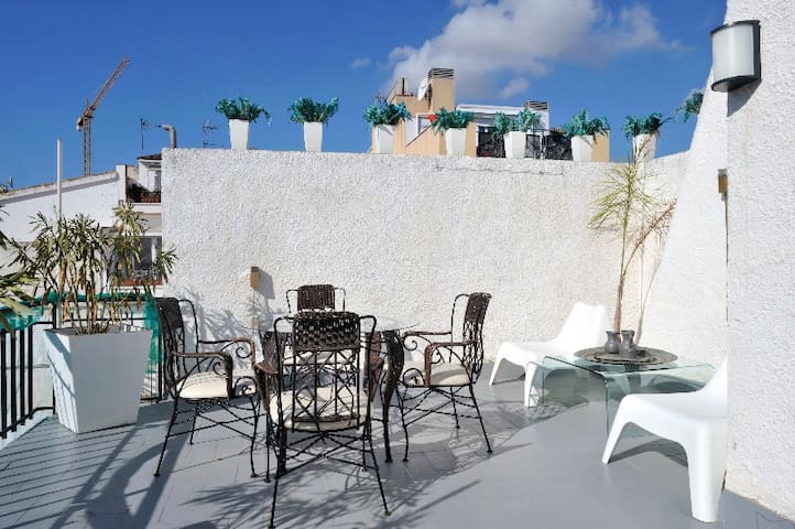 100m Beach , Sitges Main Square , best location