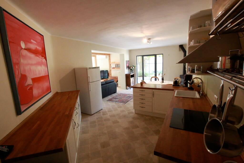 Kitchen with open plan living