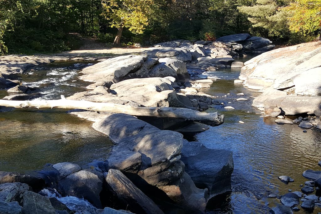 The beautiful Black River, right out front!