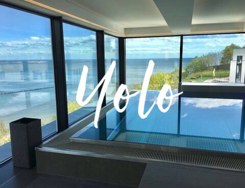 FIRST Sellin. Appartement YOLO. Sauna, Pool & Meer