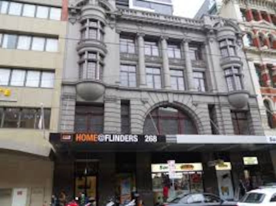 the apartment building
