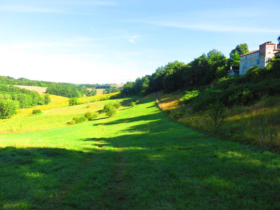 La Maison looking over the valley